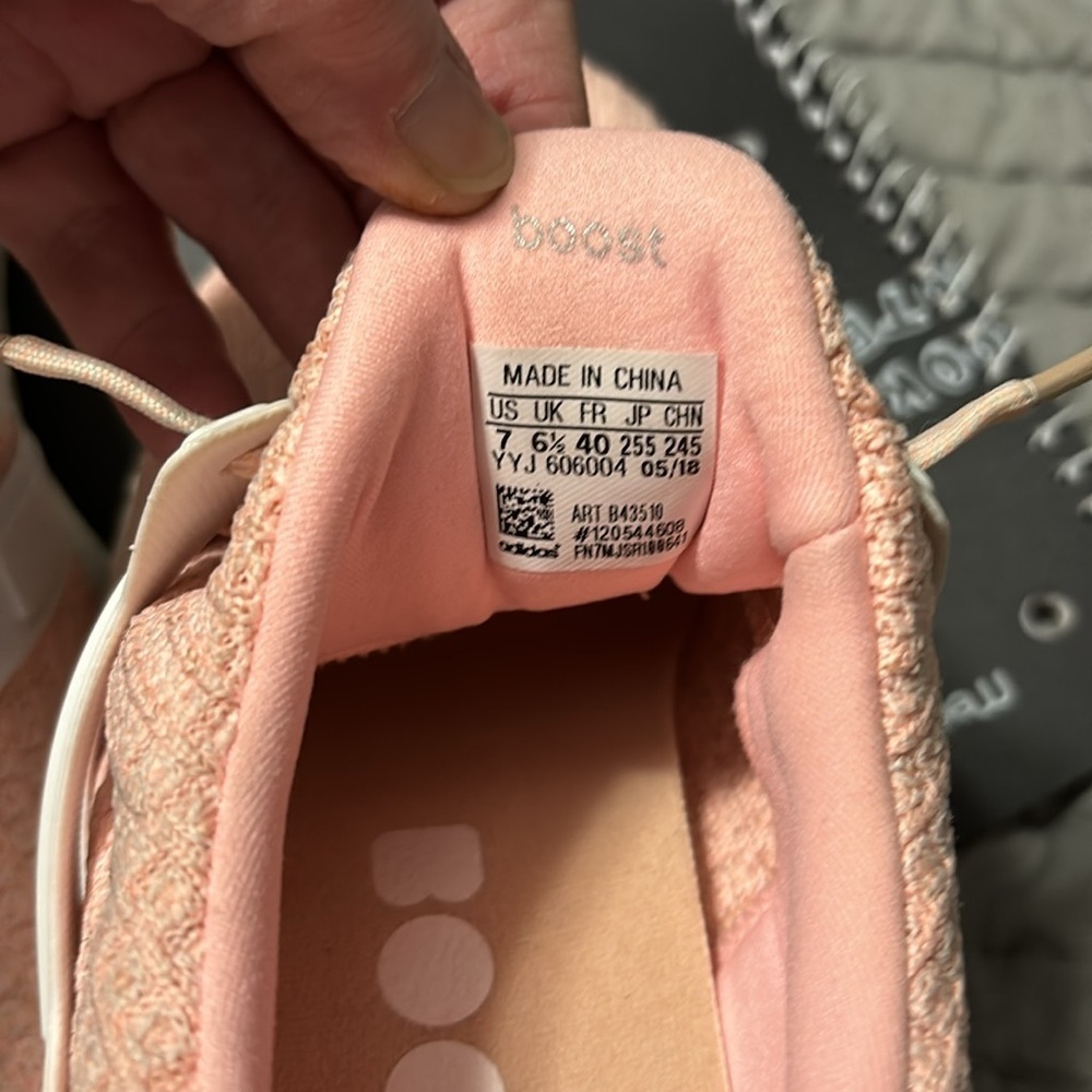 Women’s Adidas Ultraboost 1.0 pink sneakers - Picture 8 of 12
